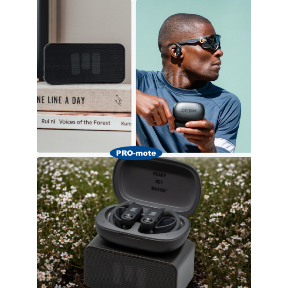 MiiBUDS ACTIVE GO + CHARGE&PLAY MINI II