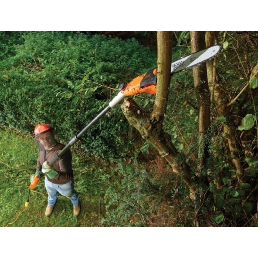Black & Decker Grensav på skaft 25 cm