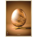 Brainchild Plakat 50x70 cm. med messing ramme