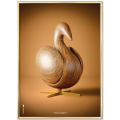 Brainchild Plakat 50x70 cm. med messing ramme