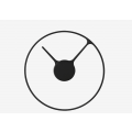 Stelton Time vægur Ø 30 cm, black